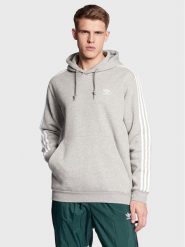 Adidas Bluza adicolor Classics 3-Stripes IA6347 Szary Regular Fit. Szare bluzy Adidas, m, bez wzorów, z bawełny, bez kaptura. Za 179.99 zł.