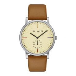 Zegarek "TE50072002" w kolorze jasnobrązowym. Zegarki Ted Baker. W wyprzedaży za 279.95 zł.