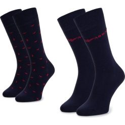 Zestaw 3 par wysokich skarpet męskich EMPORIO ARMANI - 302402 9P292 00035 r.39/46 Navy. Skarpety marki Emporio Armani. Za 119.00 zł.