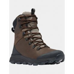 Buty Męskie Columbia Expeditionist Extreme. Brązowe buty turystyczne Columbia, na zimę, bez wzorów, z materiału, bez zapięcia. Za 629.99 zł.