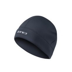 Czapka neoprenowa ZONE3 Active Flex Swim. Szare czapki zimowe ZONE3, bez wzorów, z neoprenu. Za 169.99 zł.