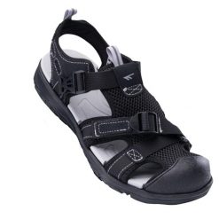 Sandały Męskie Garry. Czarne sandały Hi-tec, bez zapięcia. Za 138.99 zł.