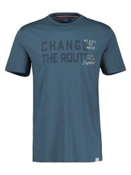 Lerros Koszulka w kolorze niebieskim rozmiar: L. Niebieskie bezrękawniki Lerros, l, bez wzorów, z bawełny, bez kołnierzyka, bez ramiączek. Za 56.99 zł.