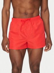 Guess Szorty kąpielowe F4GT00 WG282 Czerwony Regular Fit. Czerwone kąpielówki Guess, m, z aplikacjami, z syntetyku. Za 189.99 zł.