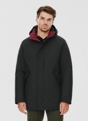 PAKO LORENTE – Czarna kurtka męska z kapturem. Czarne kurtki Pako Lorente, na zimę, m, bez wzorów, z poliesteru, z kapturem. Za 349.99 zł.