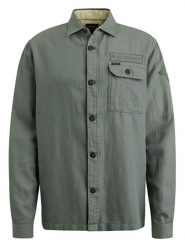 PME Legend Koszula - Regular Fit - w kolorze zielonoszarym rozmiar: M. Szare koszule PME Legend, m, bez wzorów, bez kołnierzyka, bez ramiączek. Za 225.57 zł.