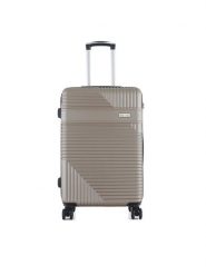 Semi Line Walizka średnia T5760-3 Brązowy. Brązowe walizki Semi-line, bez wzorów, z tworzywa sztucznego, średnie. Za 239.99 zł.