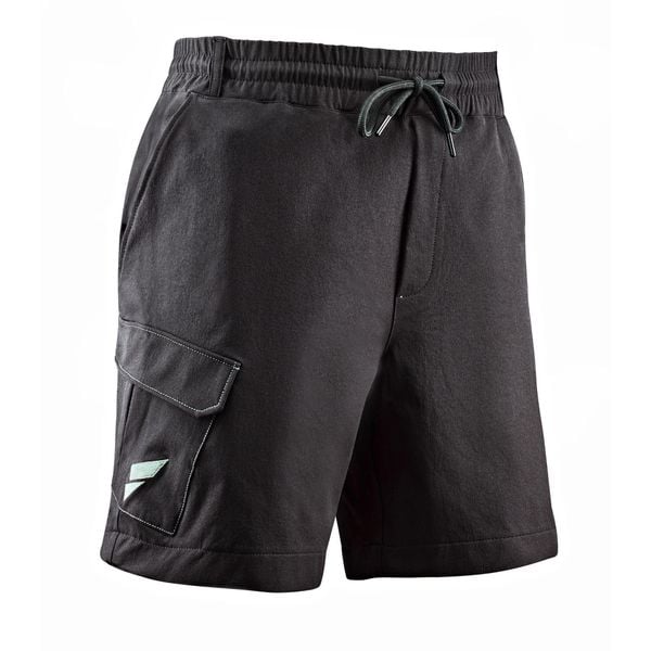 Spodenki boulderowe męskie. Czarne szorty FELSENFEST, m, bez wzorów, z elastanu, sportowe. Za 259.99 zł.