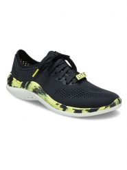 Crocs Sneakersy "LiteRide 360 Marbled Pacer" w kolorze czarno-żółtym rozmiar: 42/43. Czarne buty sportowe casual Crocs, bez wzorów, bez zapięcia. Za 241.56 zł.