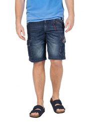 Timezone Szorty dżinsowe "Ryker" - Regular fit - w kolorze granatowym rozmiar: W32. Niebieskie szorty Timezone, z aplikacjami, z jeansu. Za 114.17 zł.