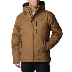 Kurtka puchowa męska Columbia Oak Harbor II Insulated. Zielone kurtki Columbia, m, bez wzorów, z puchu, bez kaptura. Za 769.99 zł.