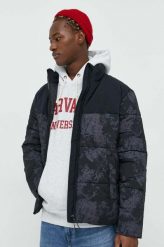 Champion kurtka męska kolor czarny przejściowa oversize. Czarne kurtki Champion, l, bez wzorów, z materiału, bez kaptura. W wyprzedaży za 579.99 zł.