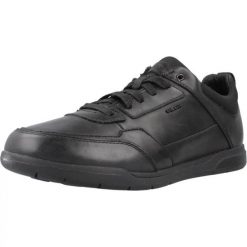 Buty GEOX U SPHERICA EC3 Czarny. Czarne buty turystyczne Geox, bez wzorów, ze skóry, bez zapięcia, na fitness i siłownię. Za 309.99 zł.