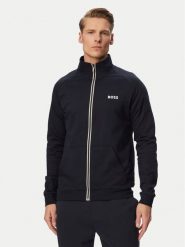 BOSS Bluza Authentic Jacket Z 50545564 Granatowy Regular Fit. Niebieskie bluzy Boss, l, bez wzorów, z bawełny, bez kaptura. Za 429.99 zł.