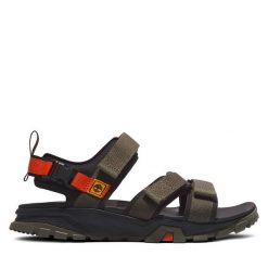 Sandały Timberland. Brązowe sandały Timberland, bez zapięcia. Za 449.99 zł.