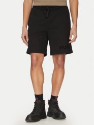 HUGO Szorty sportowe Dinkoe 50535260 Czarny Relaxed Fit. Czarne krótkie spodenki sportowe Hugo, m, bez wzorów, z bawełny. Za 349.99 zł.