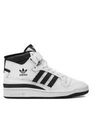 Adidas Sneakersy Forum Mid IG3756 Biały. Białe buty sportowe casual Adidas, bez wzorów, ze skóry, bez zapięcia. Za 419.99 zł.