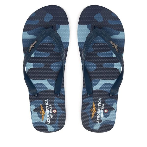 Japonki Aeronautica Militare. Niebieskie japonki Aeronautica Militare, bez wzorów. Za 139.99 zł.