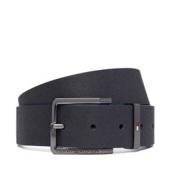 Pasek Tommy Hilfiger. Niebieskie paski Tommy Hilfiger, bez wzorów. Za 229.99 zł.