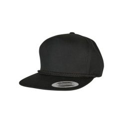 Czapka z popeliny Flexfit YP Clacssic. Czarne czapki z daszkiem FLEXFIT, bez wzorów. Za 68.15 zł.