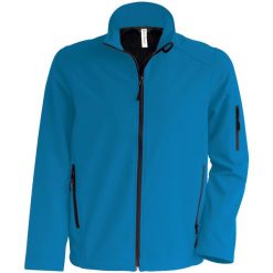 Kurtka Kariban Softshell. Czarne kurtki KARIBAN, m, bez wzorów, z elastanu, bez kaptura. Za 212.70 zł.