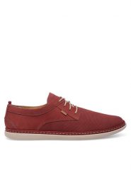 Lasocki Sneakersy VITO-11 MB Czerwony. Czerwone buty sportowe casual Lasocki, bez wzorów, z nubiku, bez zapięcia. Za 199.99 zł.