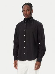 BOSS Koszula 50567015 Czarny Regular Fit. Czarne koszule Boss, m, bez wzorów, z bawełny, bez kołnierzyka, bez ramiączek. Za 466.99 zł.
