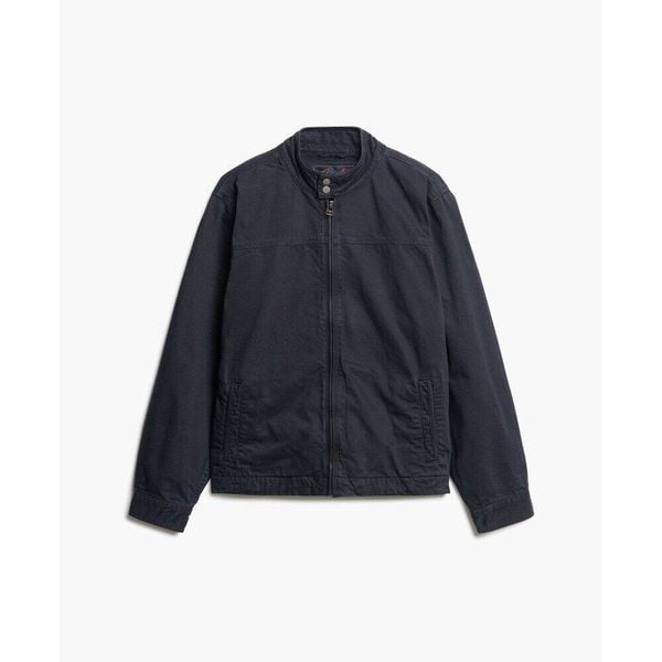 Kurtka Superdry Harrington classique. Niebieskie kurtki Superdry, m, bez wzorów, bez kaptura. Za 548.95 zł.