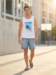 Szorty jeansowe loose jogger z efektem sprania - niebieski. Niebieskie krótkie spodenki sportowe Sinsay, l, bez wzorów, z jeansu. W wyprzedaży za 24.99 zł.