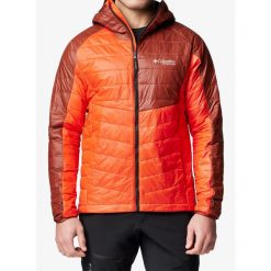 Kurtka ocieplana męska Columbia Platinum Peak II Hooded Jacket. Brązowe kurtki Columbia, l, bez wzorów, bez kaptura. Za 589.99 zł.
