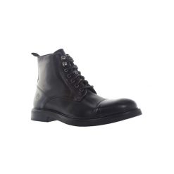 Trapery męskie LUMBERJACK CONNERY. Czarne trapery Lumberjack, bez zapięcia. Za 429.99 zł.