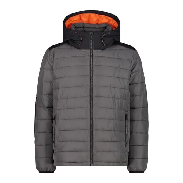 Kurtka Męska Zimowa 32K3187 OCIEPLANA 32K3187. Szare kurtki CMP, na zimę, l, bez wzorów, bez kaptura. W wyprzedaży za 419.99 zł.