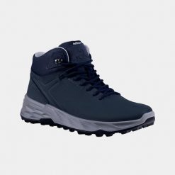 Buty trekkingowe męskie Alpinus Gemona Mid wysokie. Szare buty turystyczne Alpinus, na jesień, bez wzorów, z nubiku, bez zapięcia, trekkingowe. Za 459.00 zł.