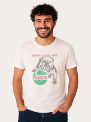 WOOOP Koszulka "Penthouse 1977 cover" w kolorze białym rozmiar: S. Białe bezrękawniki Wooop, s, bez wzorów, z bawełny, bez kołnierzyka, bez ramiączek. Za 56.99 zł.