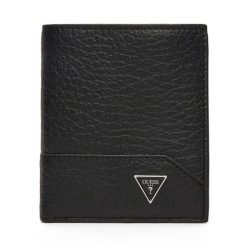 Duży Portfel Męski Guess. Czarne portfele Guess, z aplikacjami. Za 209.99 zł.