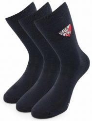 Niebieskie skarpetki Tonino Lamborghini 3 pary Niebieskie 43-46. Czarne skarpety Lamborghini, bez wzorów, z bawełny. Za 105.99 zł.