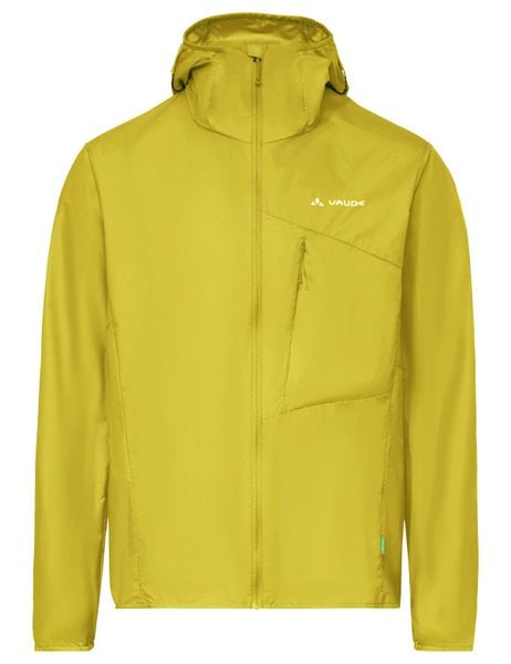 Kurtka outdoorowa M Scopi Wind Jacket. Zielone kurtki Vaude, m, bez wzorów, z materiału, bez kaptura. Za 593.35 zł.