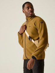 Regatta Kurtka polarowa "Hadfield" w kolorze jasnobrązowym rozmiar: 3XL. Brązowe kurtki Regatta, xl, bez wzorów, z polaru, bez kaptura. Za 88.43 zł.