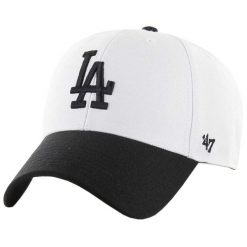 Czapka z daszkiem męska Los Angeles Dodgers MLB Cap. Białe czapki z daszkiem 47 Brand, bez wzorów, z bawełny. Za 181.00 zł.