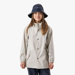 Kurtka przeciwdeszczowa turystyka junior Swedemount Väderöarna Coat wodoodporna. Białe kurtki SWEDEMOUNT, m, bez wzorów, bez kaptura. Za 199.99 zł.