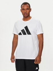 Adidas T-Shirt Run It IN0075 Biały Regular Fit. Białe t-shirty sportowe Adidas, bez wzorów, z syntetyku, bez ramiączek, do biegania. Za 89.99 zł.