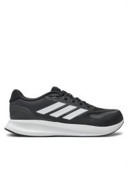 Adidas Sneakersy Runfalcon 5 Wide IE0552 Czarny. Czarne buty sportowe casual Adidas, bez wzorów, z materiału, bez zapięcia. Za 199.99 zł.