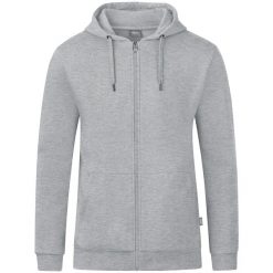 Kurtka Jako Organic. Szare kurtki JAKO, m, bez wzorów, z bawełny, z kapturem. Za 230.00 zł.