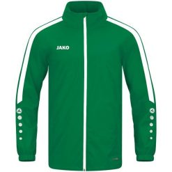 Kurtka wodoodporna Jako Power. Czarne kurtki JAKO, m, bez wzorów, z materiału, z kapturem. Za 297.70 zł.