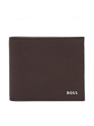BOSS Portfel Northon 50568387 Brązowy ciemny. Brązowe portfele Boss, bez wzorów, ze skóry. Za 449.99 zł.
