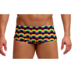 Strój do pływania Funky Trunks Rainbowie - sidewinder. Odzież kąpielowa Funky Trunks, m, bez wzorów, sportowe. Za 159.00 zł.