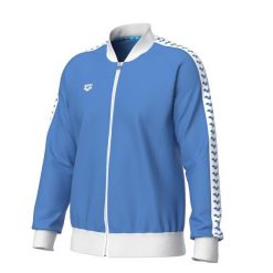 Kurtka z dresu Arena Relax IV Team. Białe kurtki Arena, m, z aplikacjami, z dresówki, bez kaptura. Za 317.00 zł.