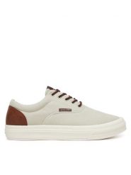 Jack&Jones Sneakersy Jfwislington 12262839 Beżowy. Brązowe buty sportowe casual Jack&Jones, bez wzorów, z materiału, bez zapięcia. Za 159.99 zł.