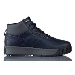Buty do chodzenia męskie Puma Tarrenz Sb Puretex. Niebieskie buty sportowe casual Puma, bez wzorów, z materiału, bez zapięcia. Za 349.00 zł.