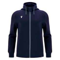 Bluza z kapturem z pełnym zamkiem błyskawicznym Macron Rhodos. Niebieskie bluzy z kapturem Macron, na wiosnę, l, bez wzorów, z materiału, z kapturem. Za 383.00 zł.